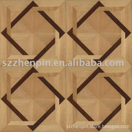 ljx-parquet-045 oak and wenge art parquet flooring
